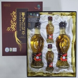 동강 더덕주,동강 더덕주5호 선물세트 500ml(20%)*2병+100ml(20%)*2병